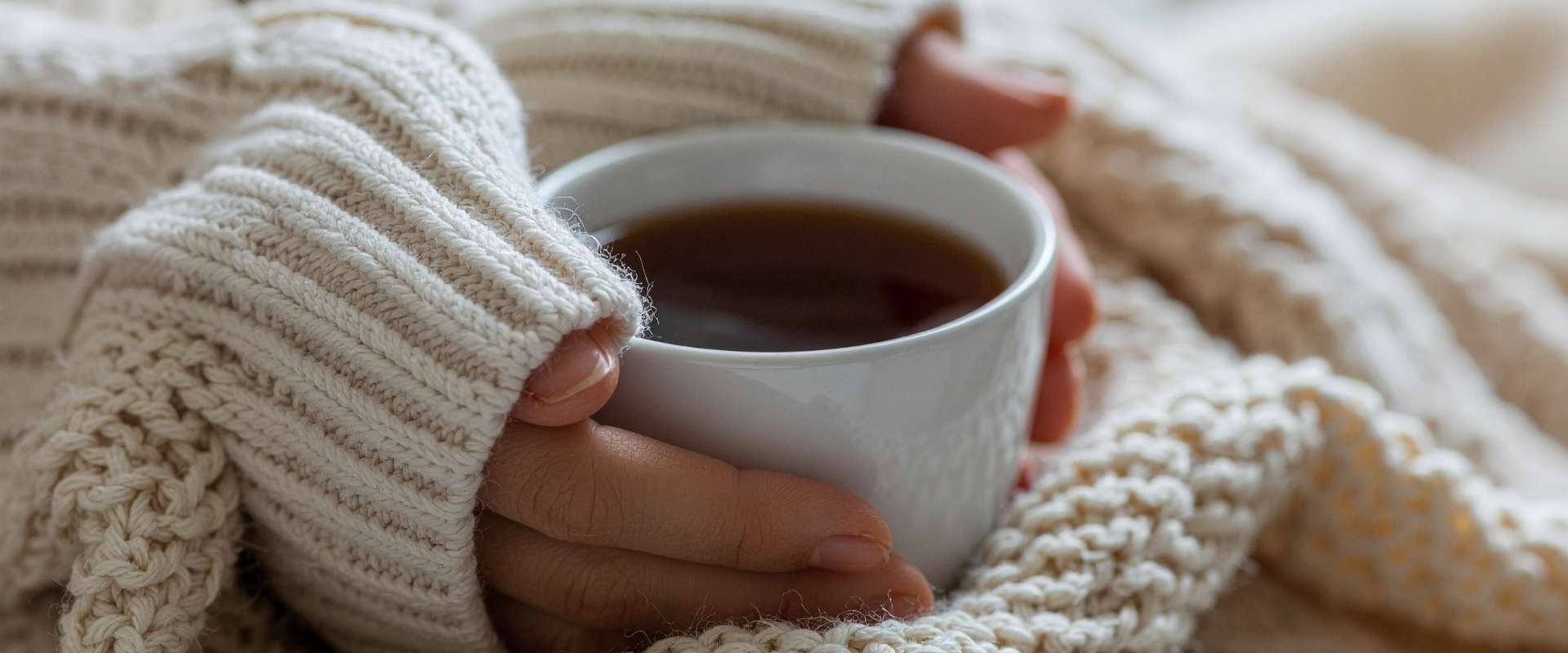 Femme pratiquant la pleine présence en savourant son thé du matin, spiritualité incarnée